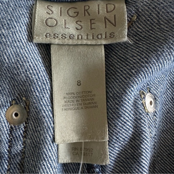 Sigrid Olsen Jeans Womens 8 Blue Classic Fit Denim High Rise Straight Leg NWT - Picture 6 of 12
